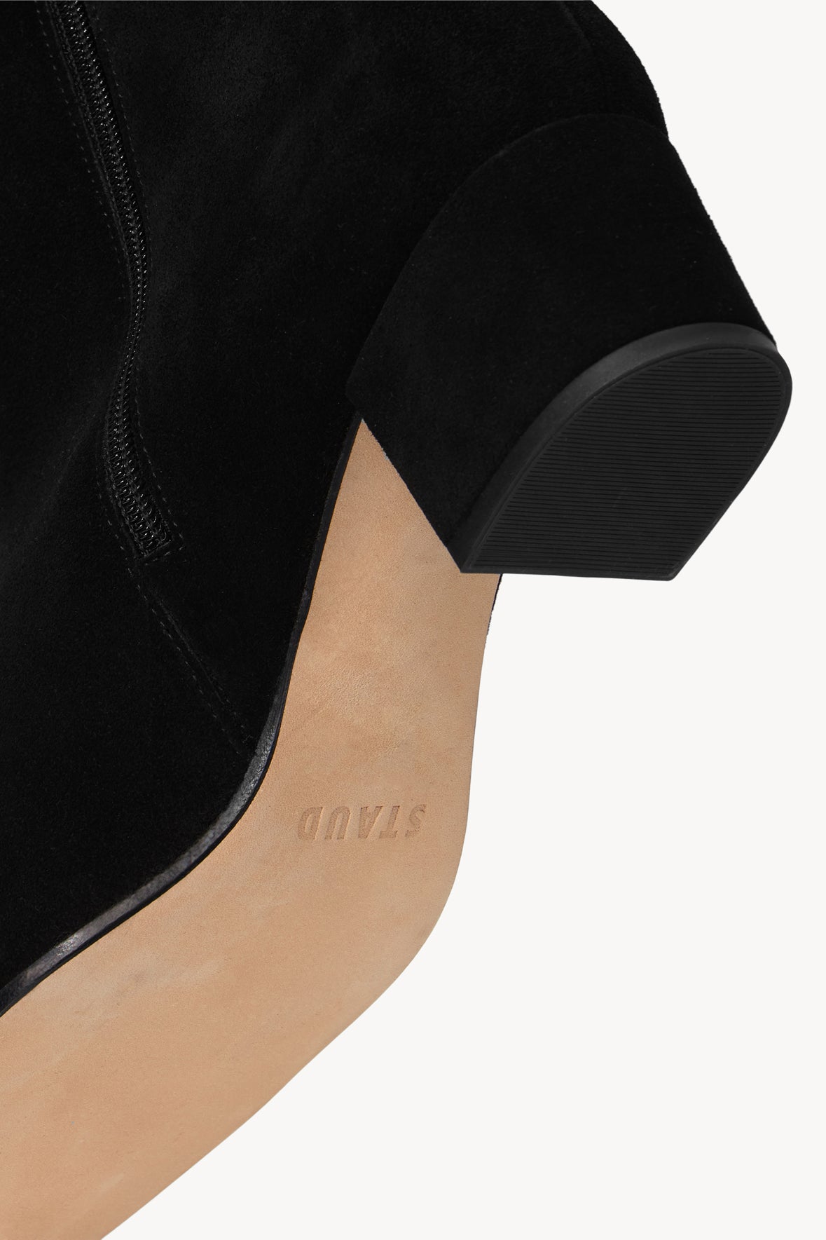 STAUD Sale Aimee Short Boot Black Suede