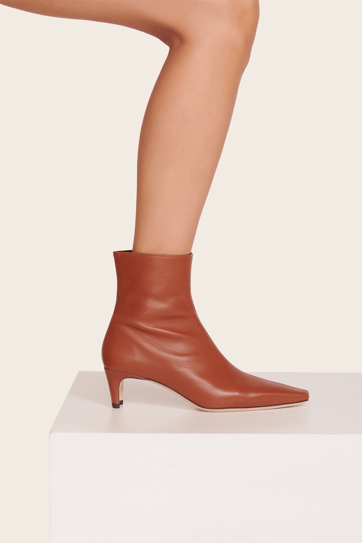 STAUD Sale Wally Ankle Boot Tan
