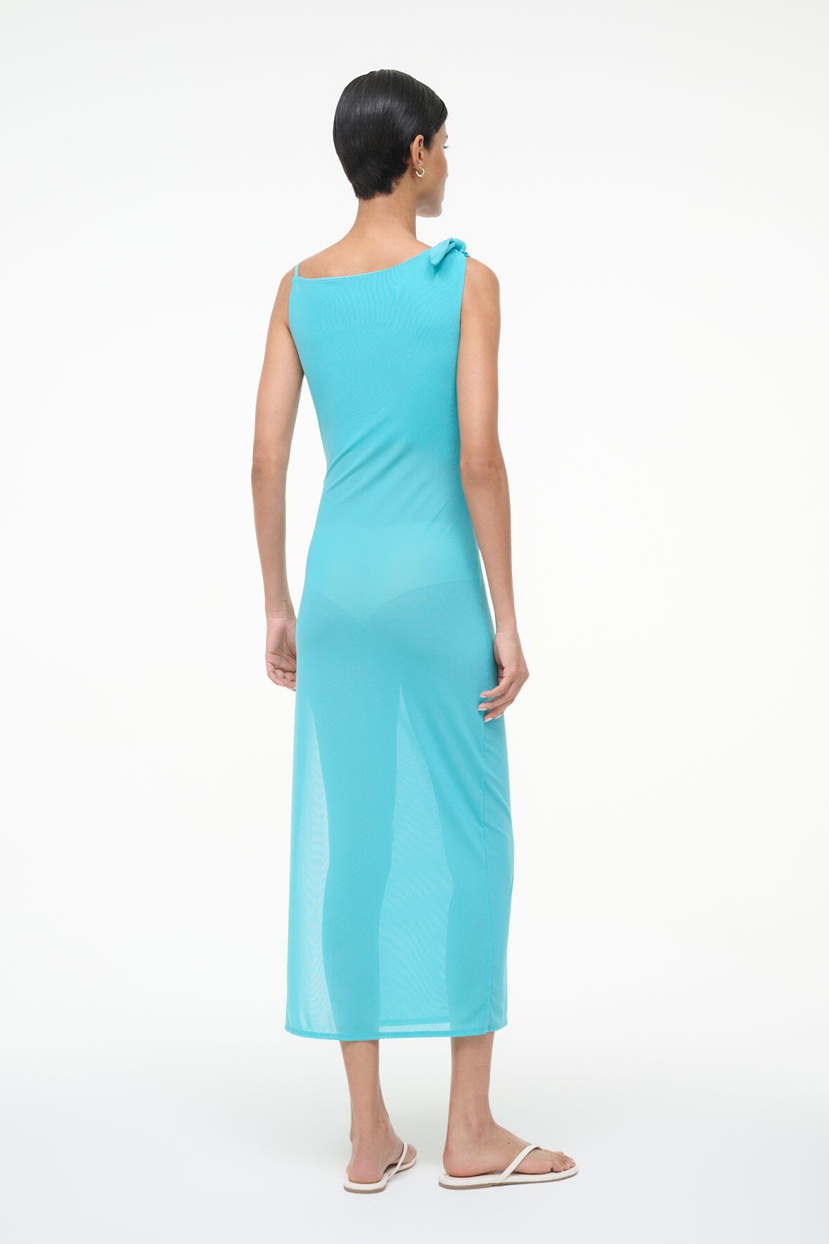 STAUD Sale Vienna Dress Teal