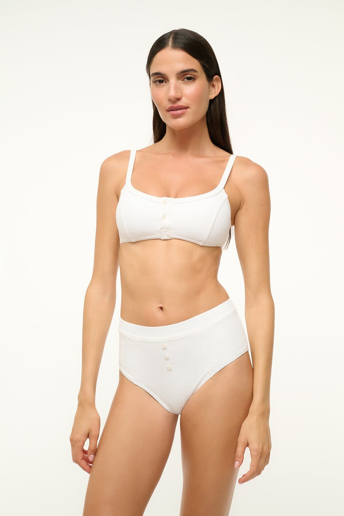STAUD Sale Gia Bikini Bottom Bright White