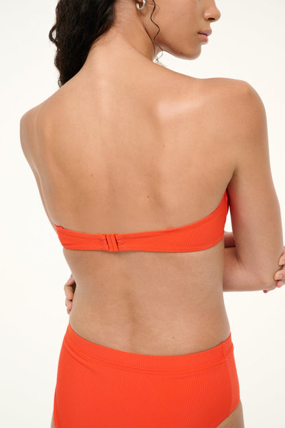 STAUD Sale Jo Balconette Bikini Top Cayenne