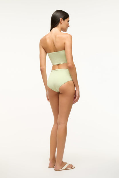 STAUD Sale Belted Wailea Bikini Bottom Pale Jade