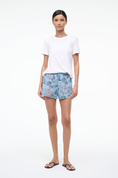 STAUD Sale Paddle Short Sky Toile