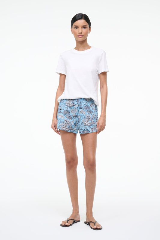 STAUD Sale Paddle Short Sky Toile