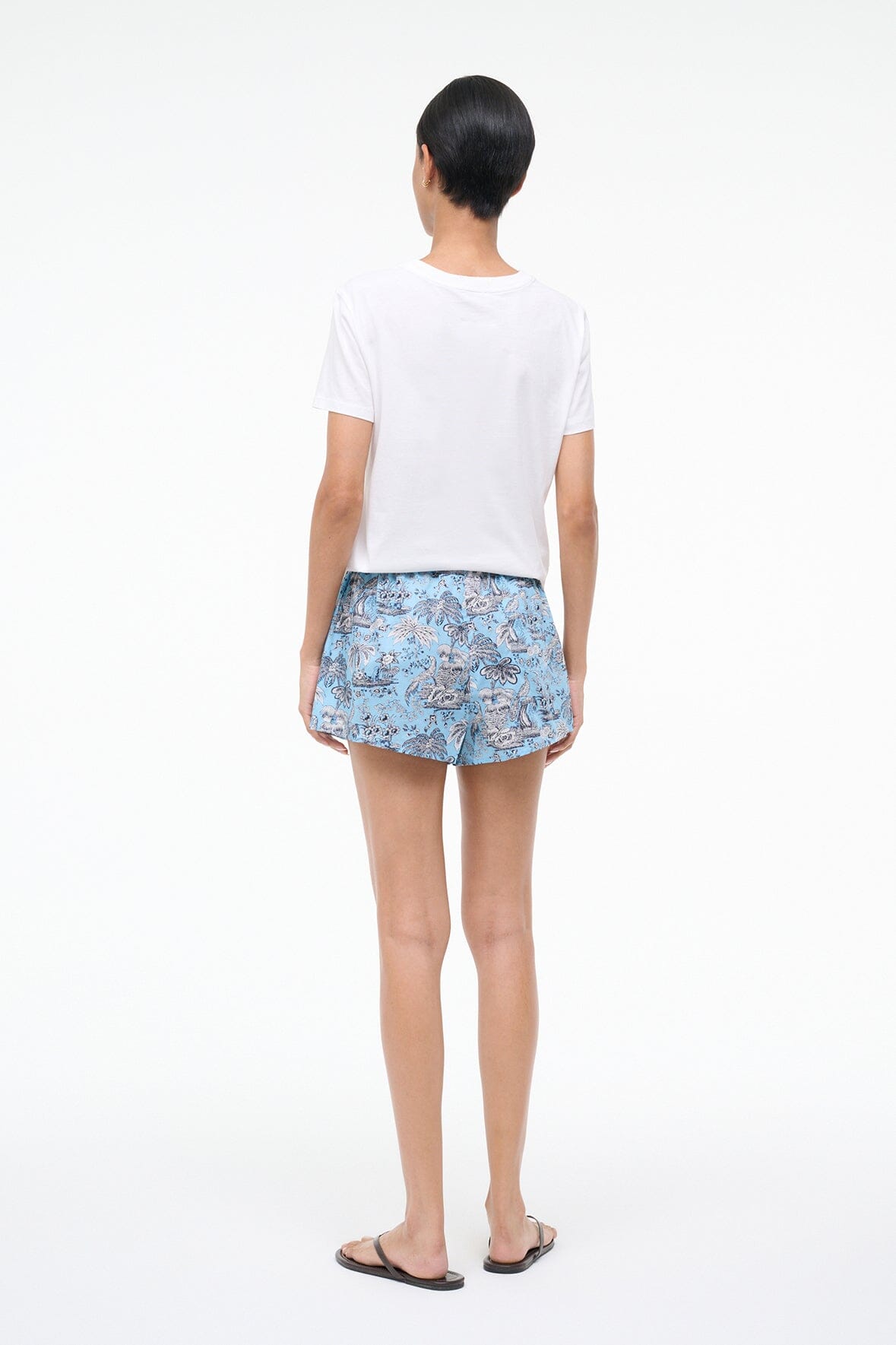 STAUD Sale Paddle Short Sky Toile