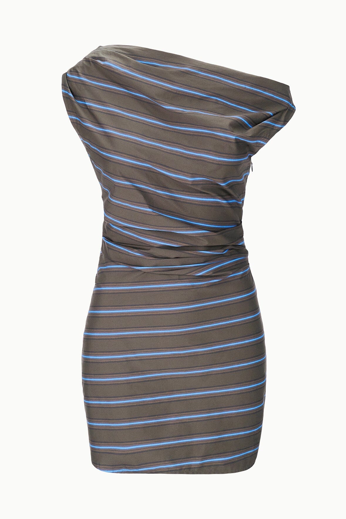 STAUD Clothing Phare Mini Dress Huntington Stripe