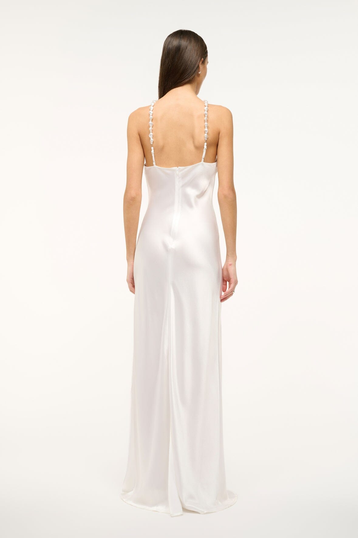 STAUD Clothing Cadence Dress Pearl 1