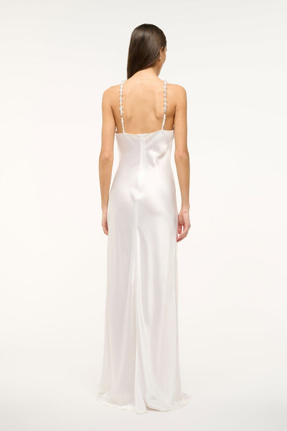 STAUD Clothing Cadence Dress Pearl 1