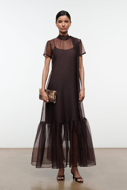 STAUD Clothing|Dresses Calluna Dress Earth