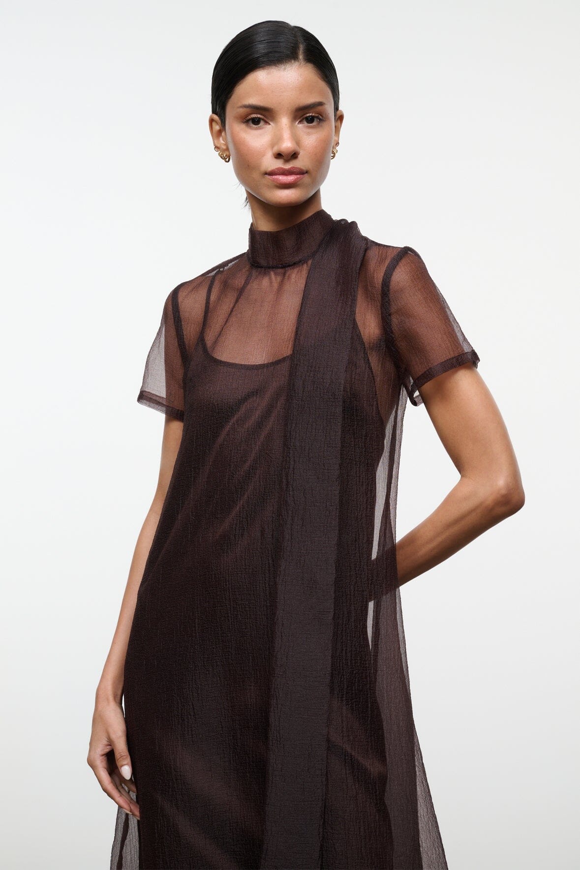 STAUD Clothing|Dresses Calluna Dress Earth