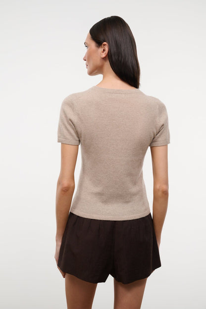 STAUD Clothing Easy Cashmere Tee Stone