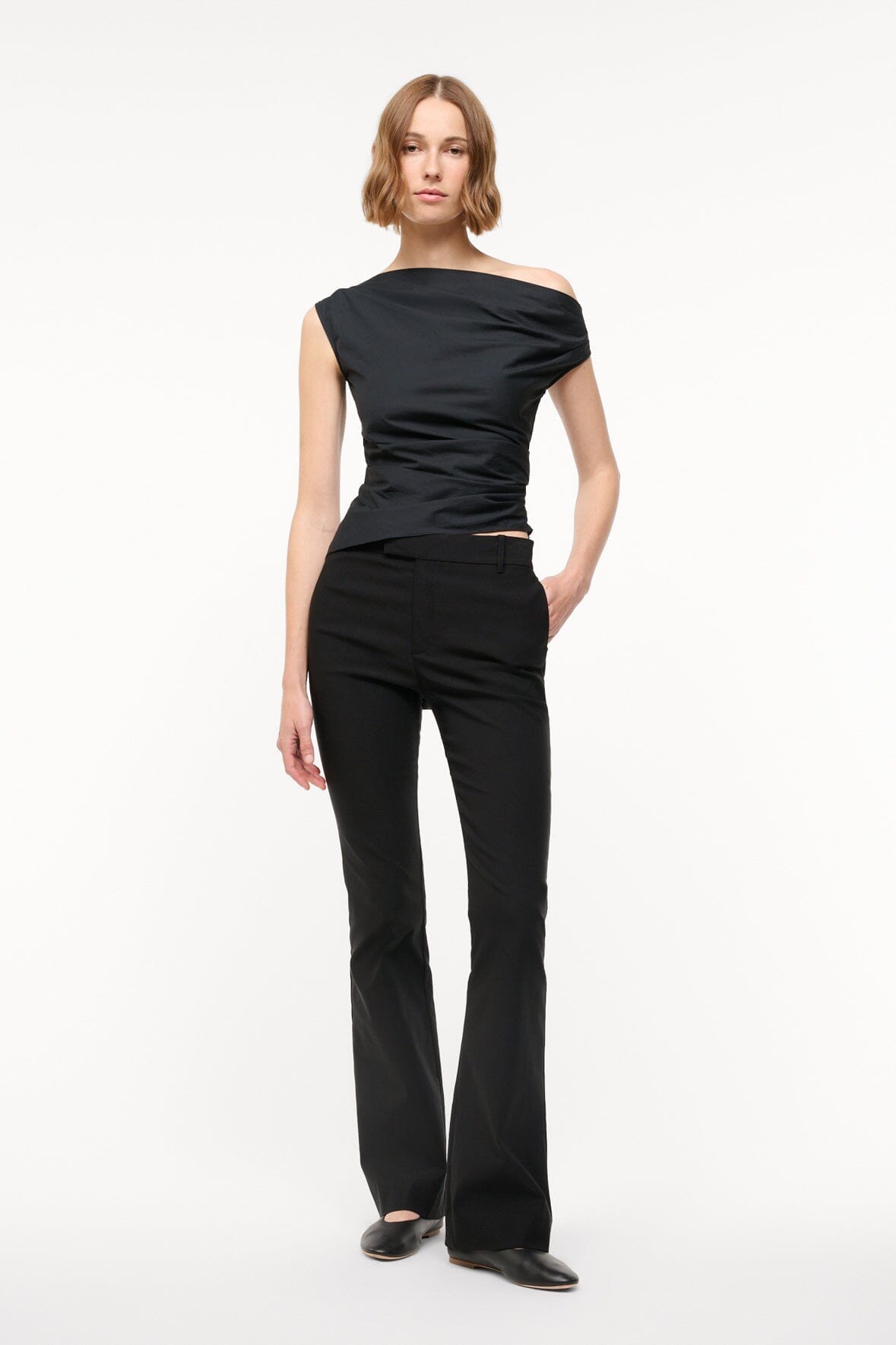 STAUD Clothing Su26 Phare Top Black