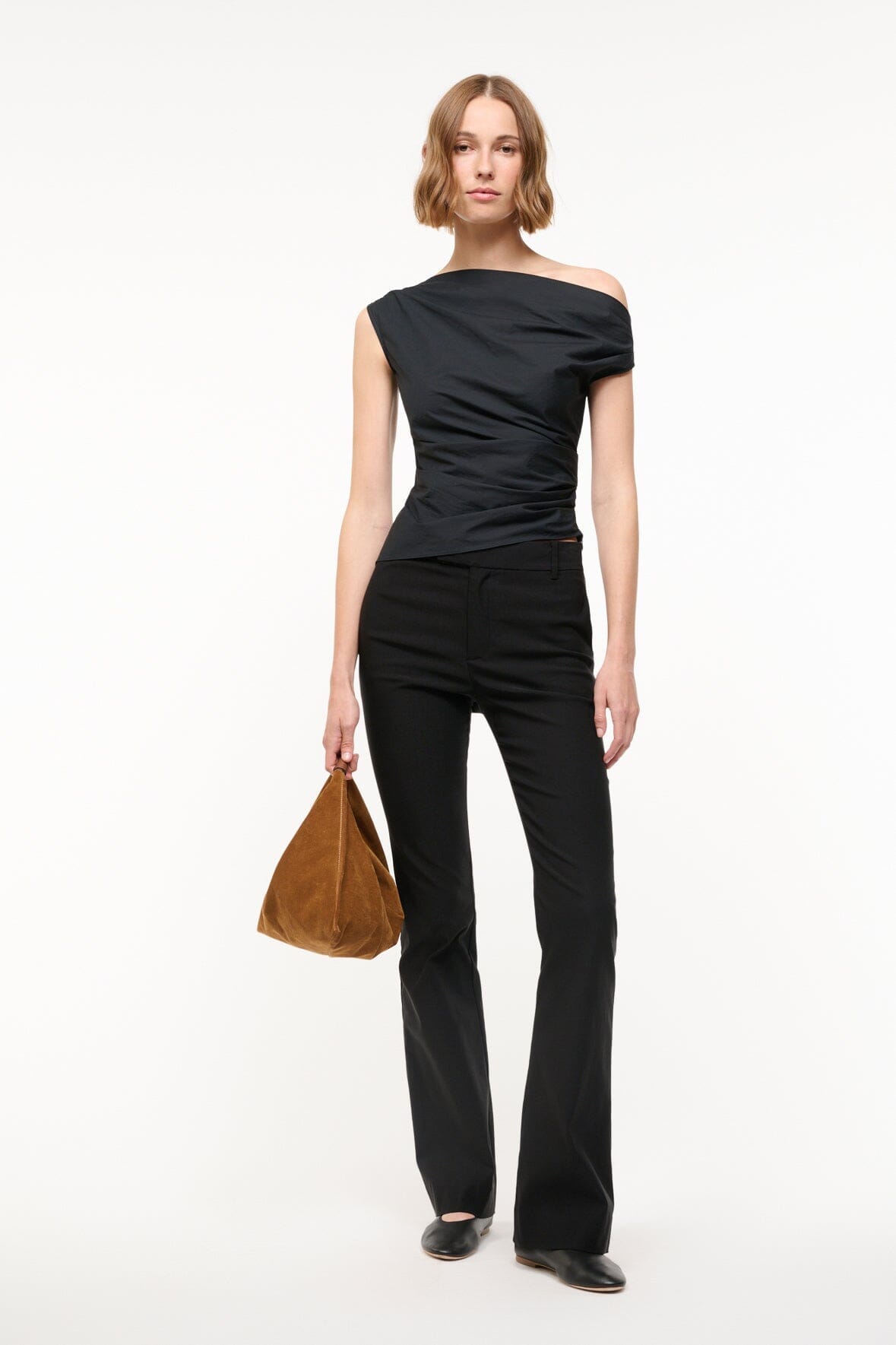 STAUD Clothing Su26 Phare Top Black