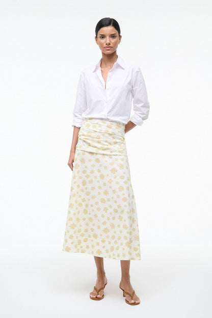 STAUD Sale Sol Skirt Meringue Ditsy