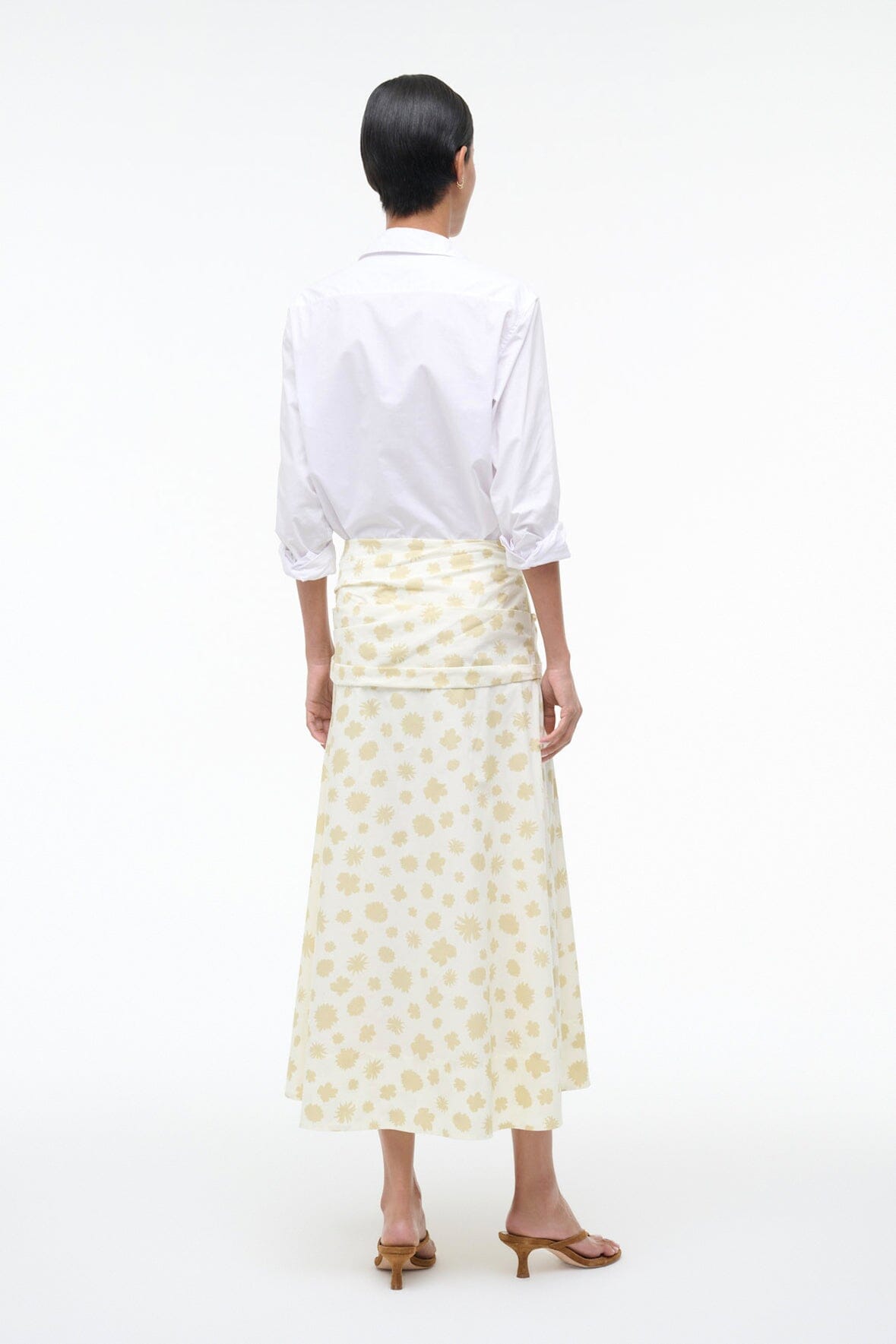 STAUD Sale Sol Skirt Meringue Ditsy