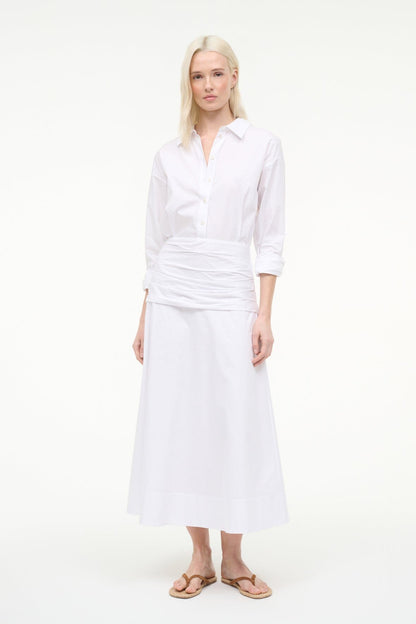 STAUD Sale Indya Dress White