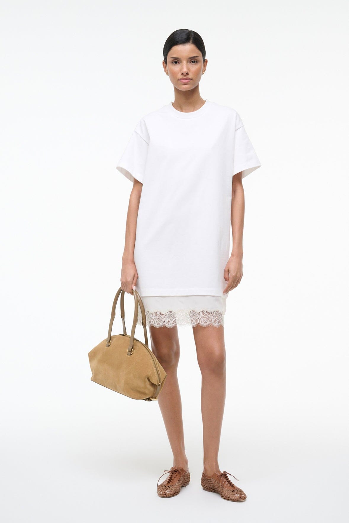 STAUD Sale Grier Dress Ivory