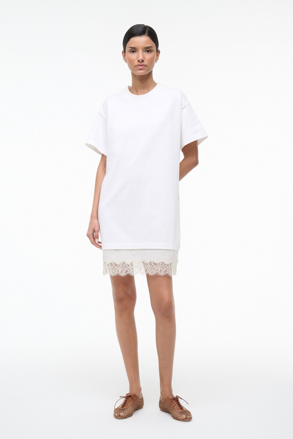 STAUD Sale Grier Dress Ivory