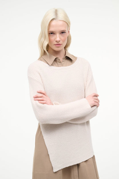 STAUD Sale Dane Dress Barley Ivory