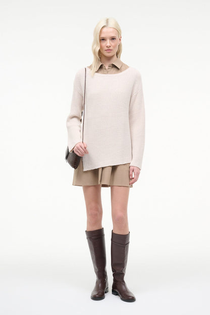 STAUD Sale Dane Dress Barley Ivory