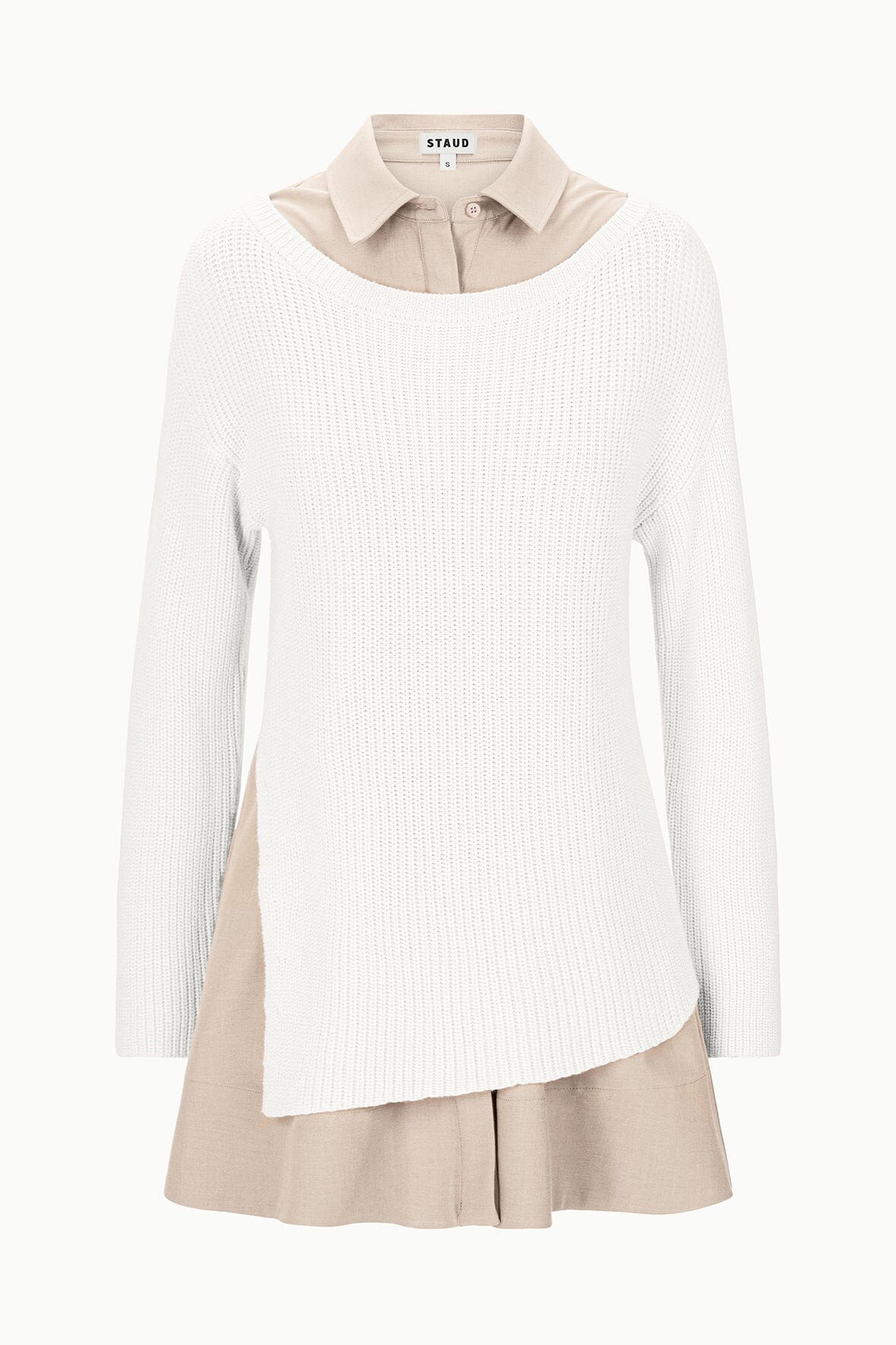 STAUD Sale Dane Dress Barley Ivory
