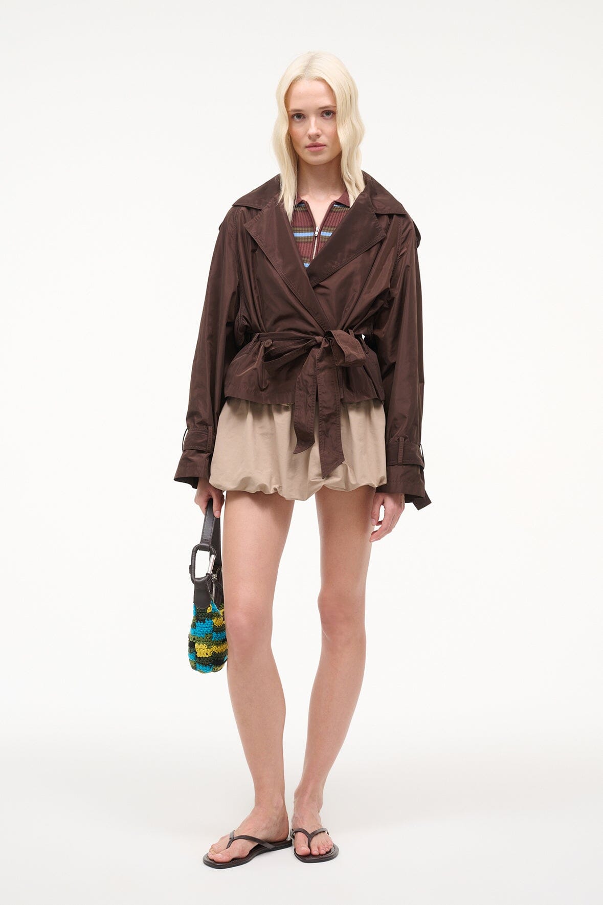 STAUD Sale Vale Jacket Earth