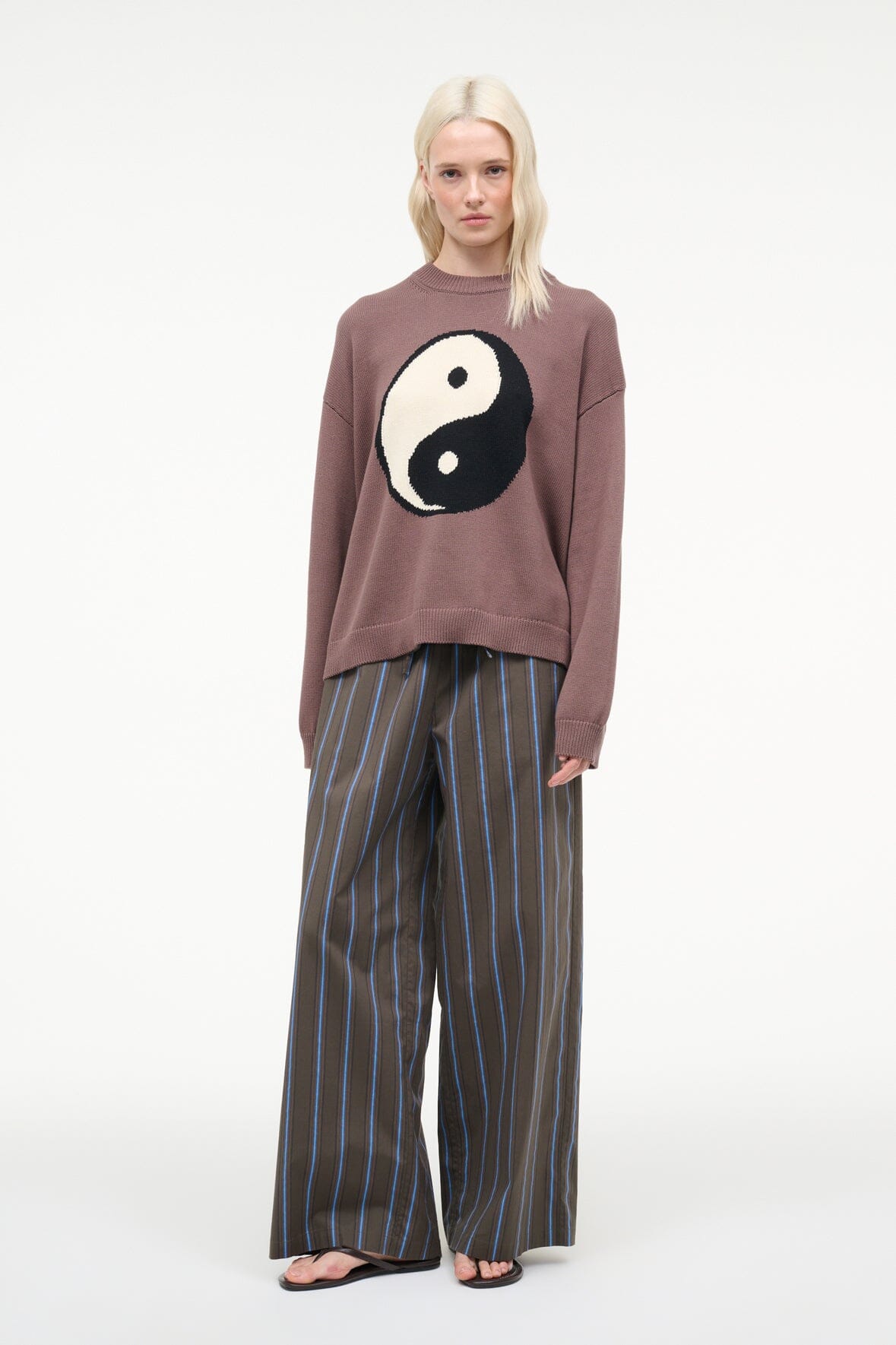 STAUD Sale Giada Sweater Mink