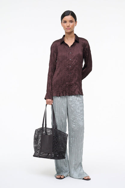 STAUD Sale Suki Shirt Earth