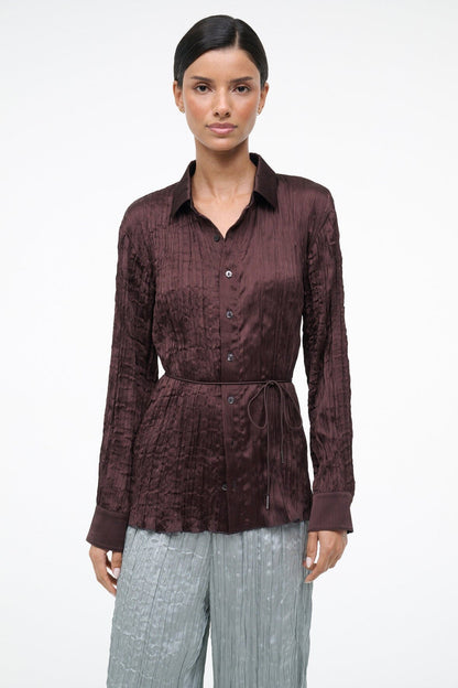 STAUD Sale Suki Shirt Earth