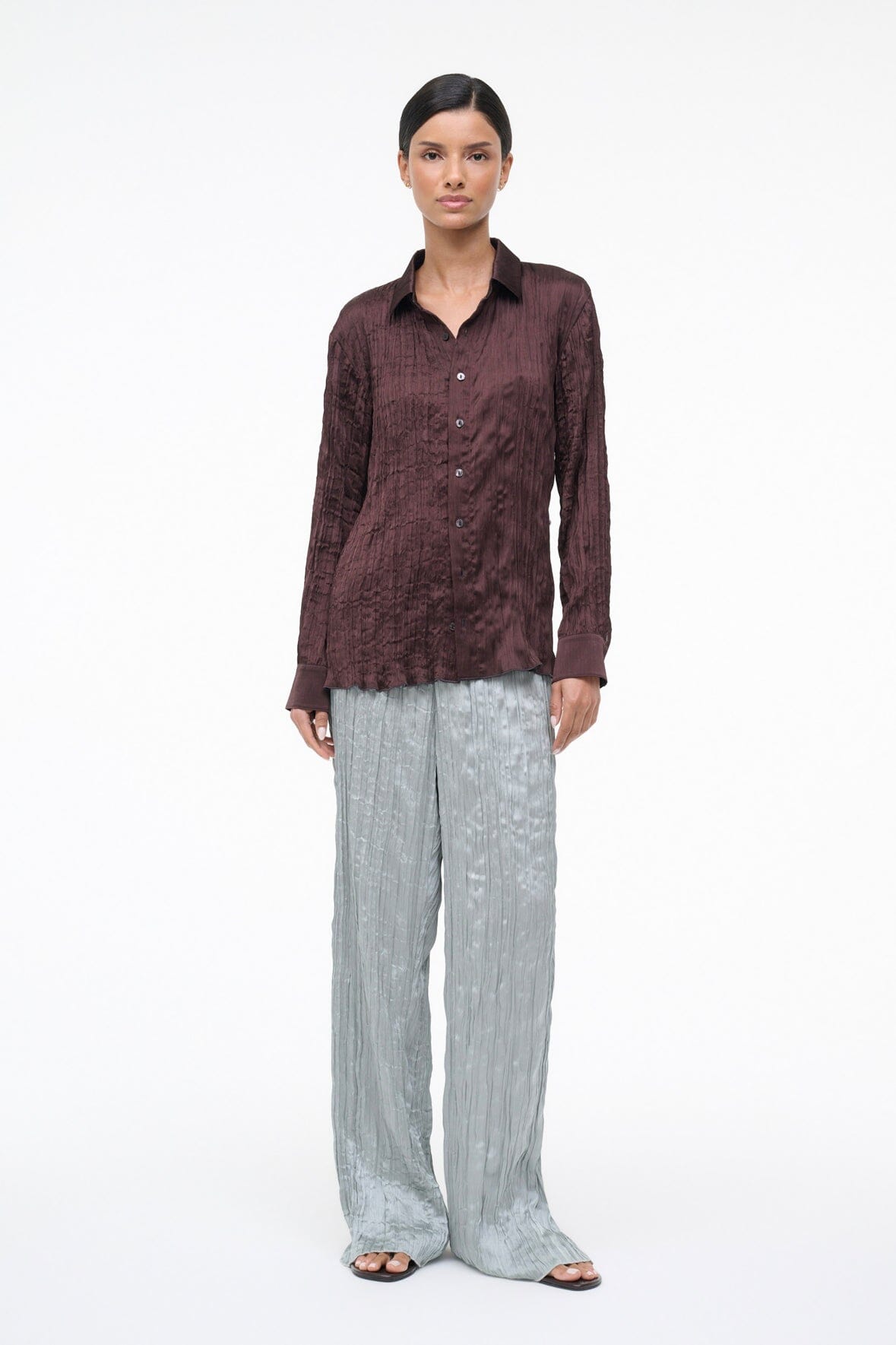 STAUD Sale Suki Shirt Earth