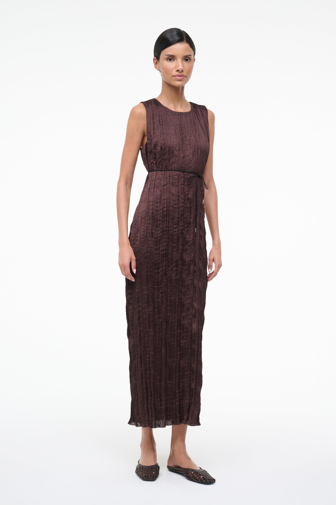 STAUD Sale Mizu Dress Earth