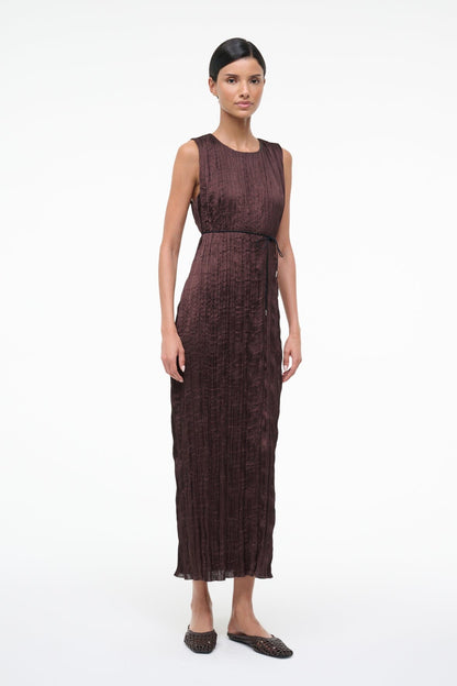 STAUD Sale Mizu Dress Earth