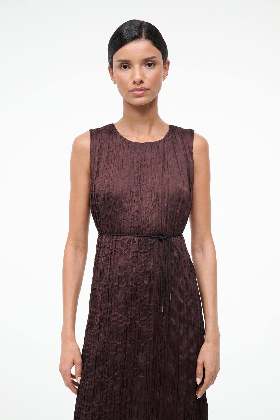 STAUD Sale Mizu Dress Earth