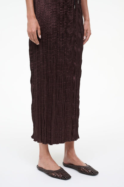 STAUD Sale Mizu Dress Earth