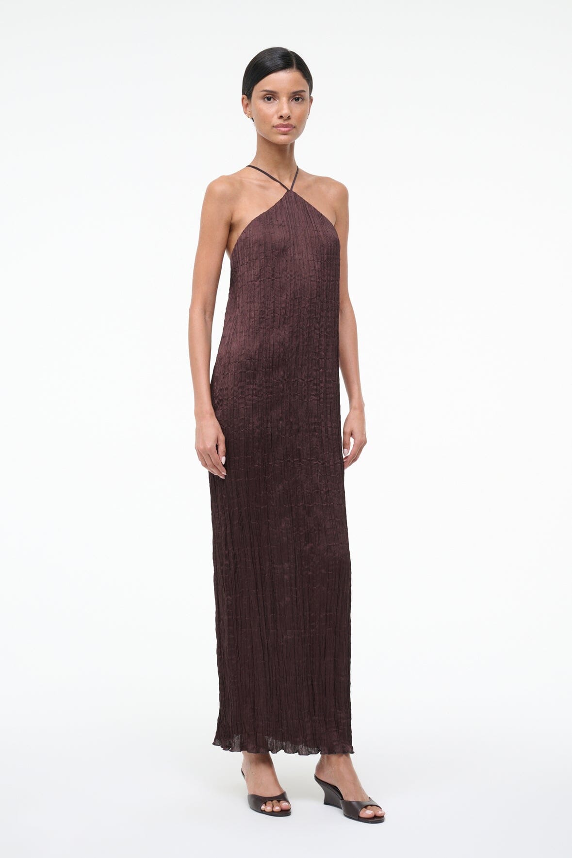 STAUD Sale Akari Dress Earth