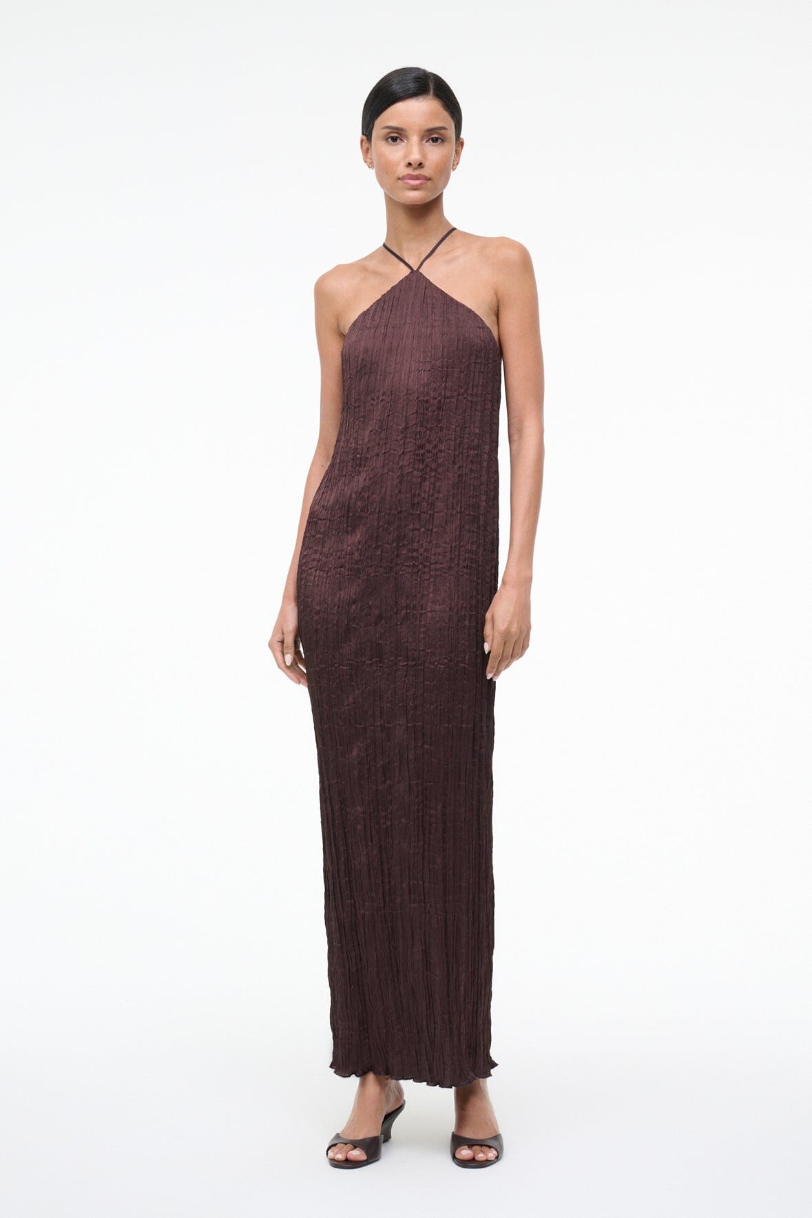 STAUD Sale Akari Dress Earth