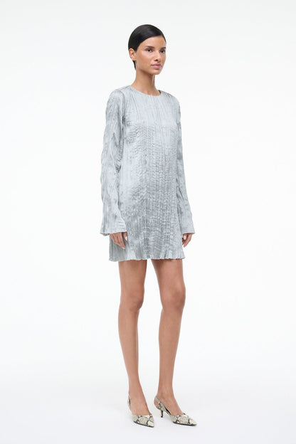 STAUD Sale Kona Dress Silver Sage