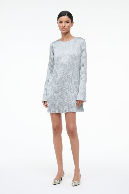 STAUD Sale Kona Dress Silver Sage