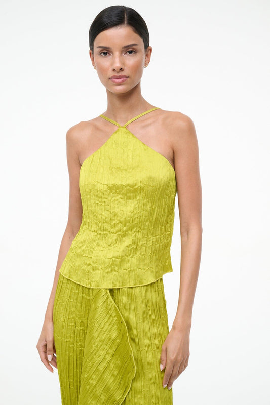 STAUD Sale Akari Top Chartreuse
