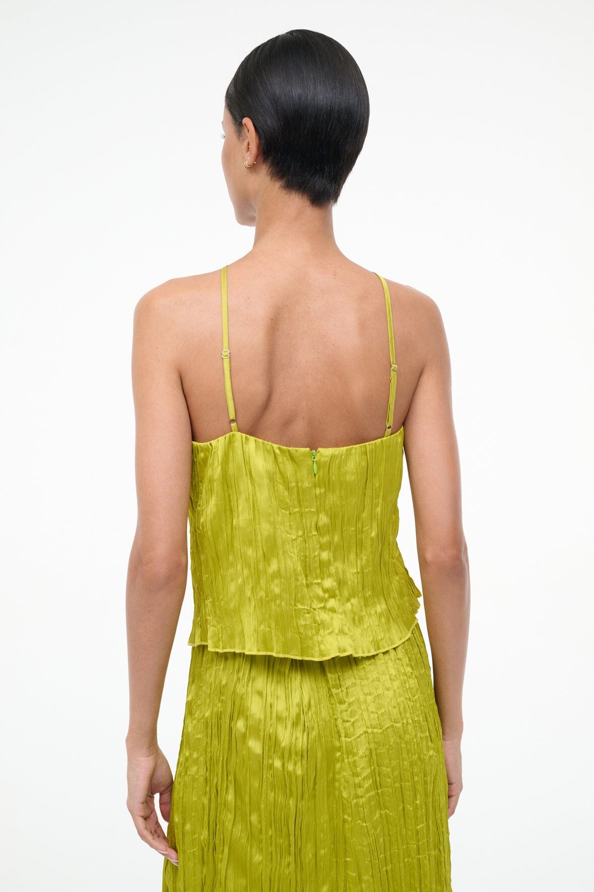 STAUD Sale Akari Top Chartreuse
