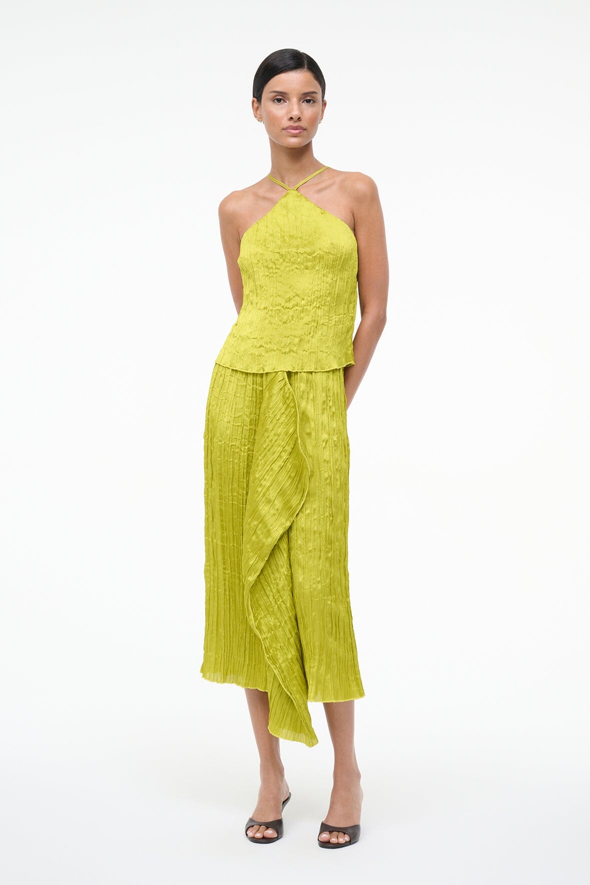 STAUD Sale Akari Top Chartreuse