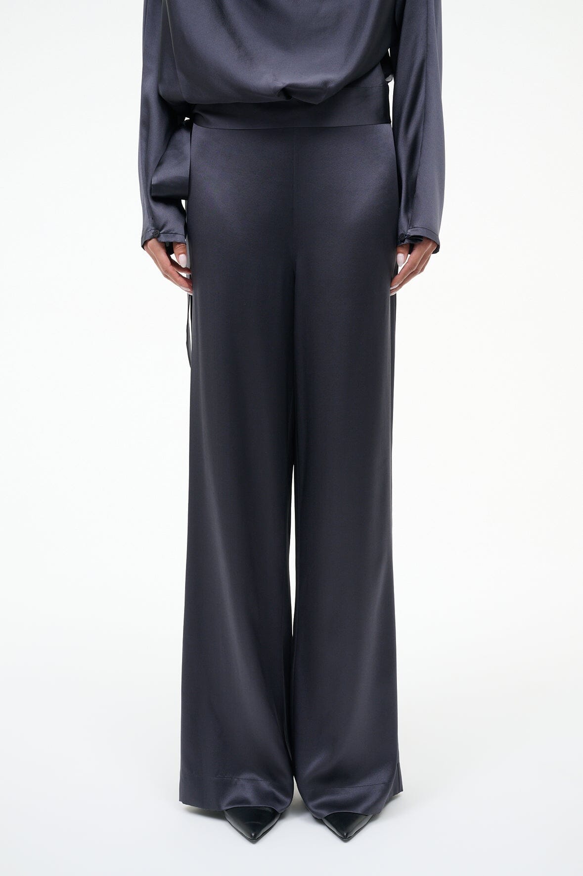 STAUD Sale Stroll Silk Pant Nocturne