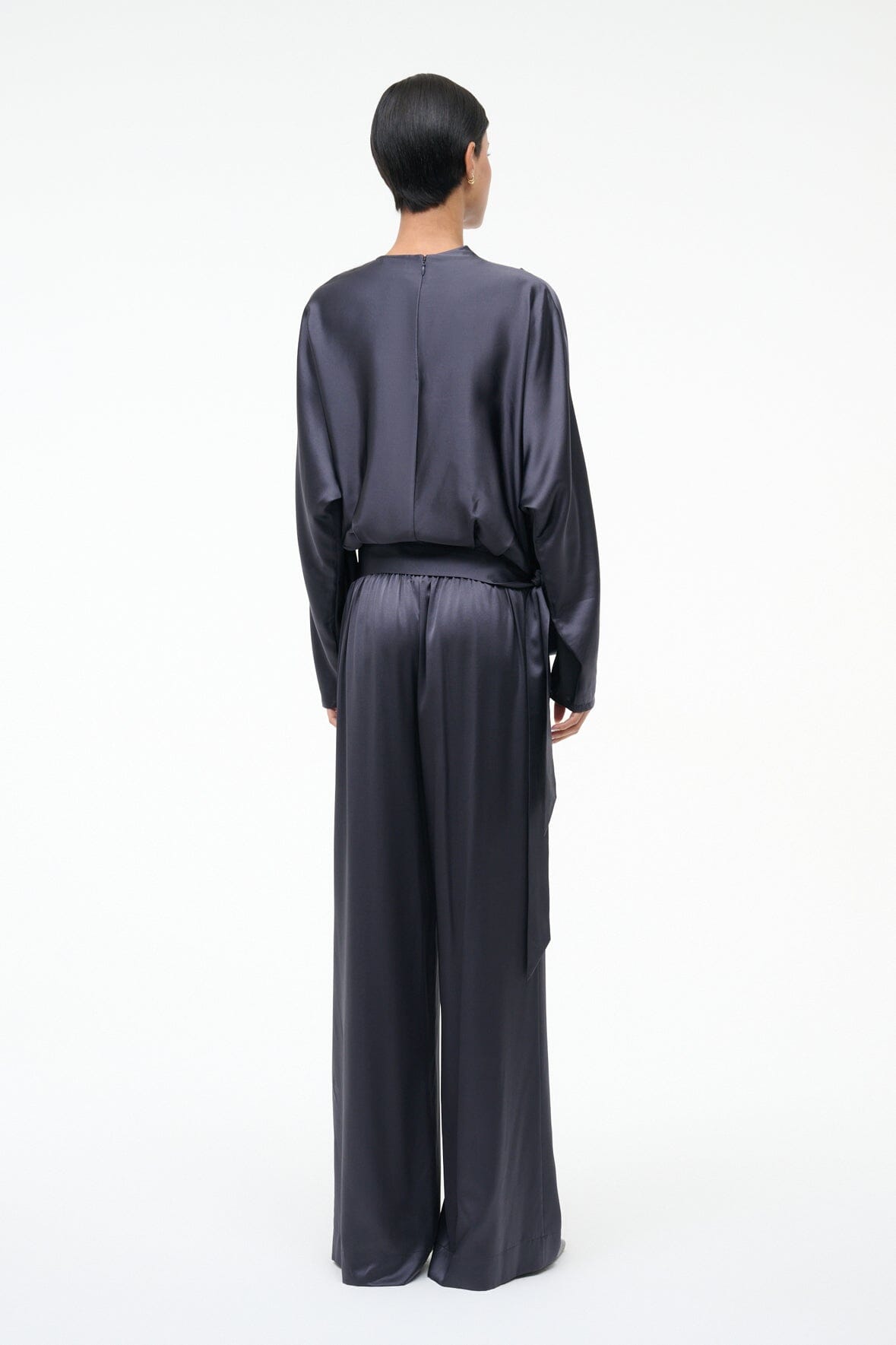 STAUD Sale Stroll Silk Pant Nocturne