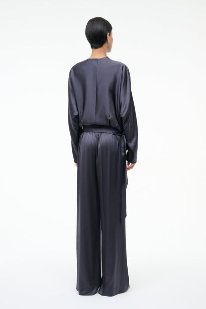 STAUD Sale Stroll Silk Pant Nocturne