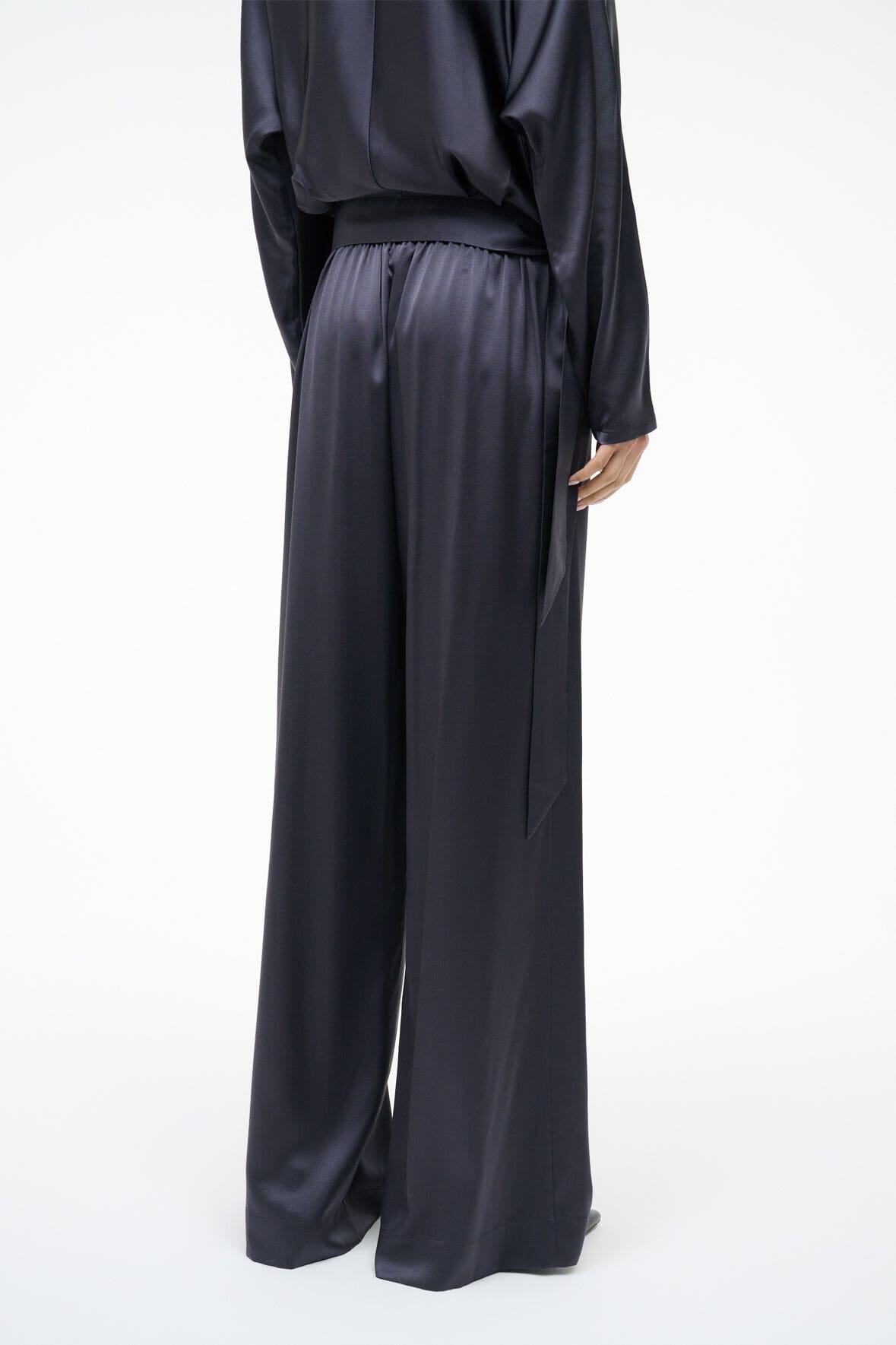 STAUD Sale Stroll Silk Pant Nocturne