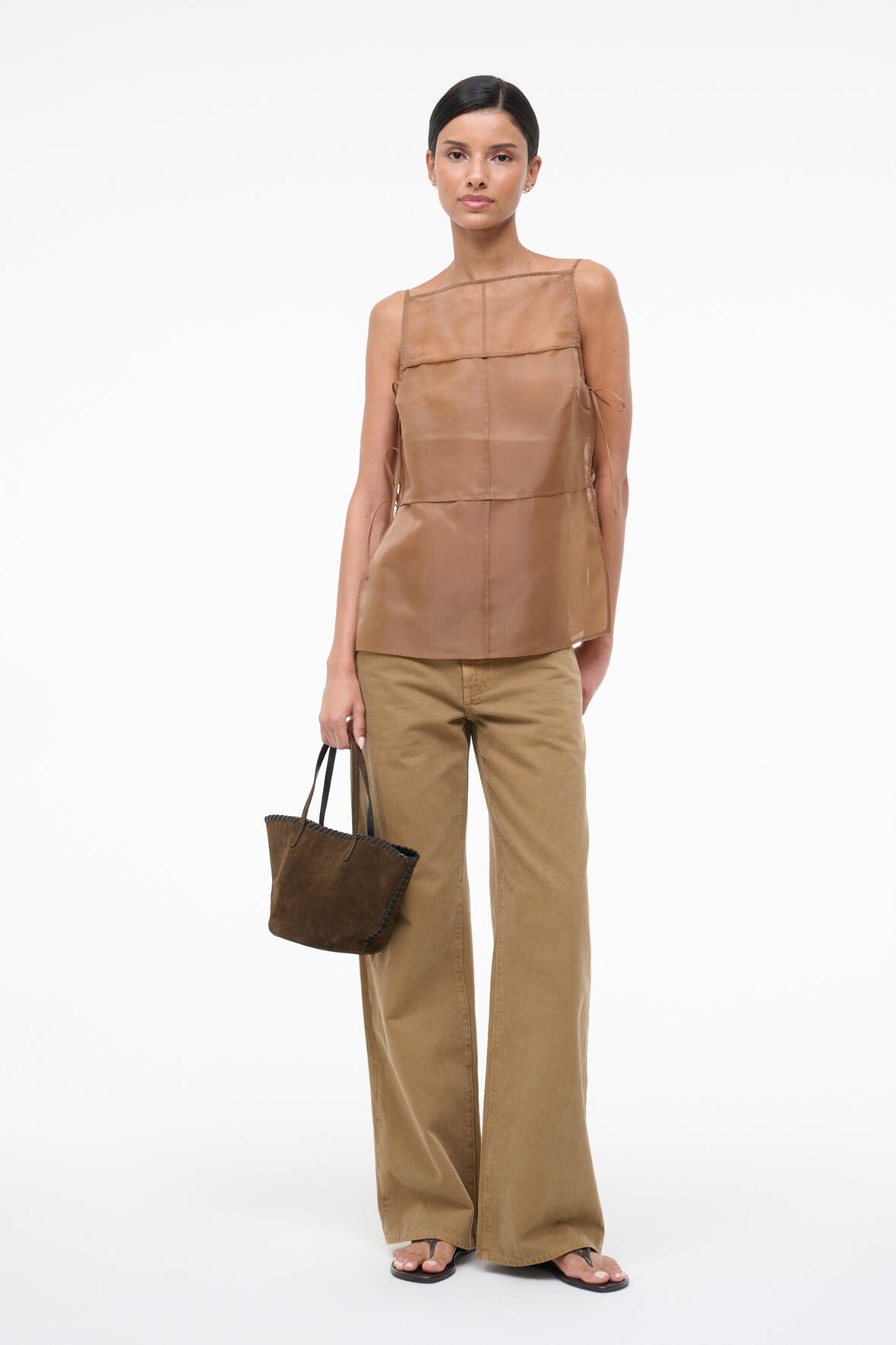STAUD Sale Chandler Top Walnut