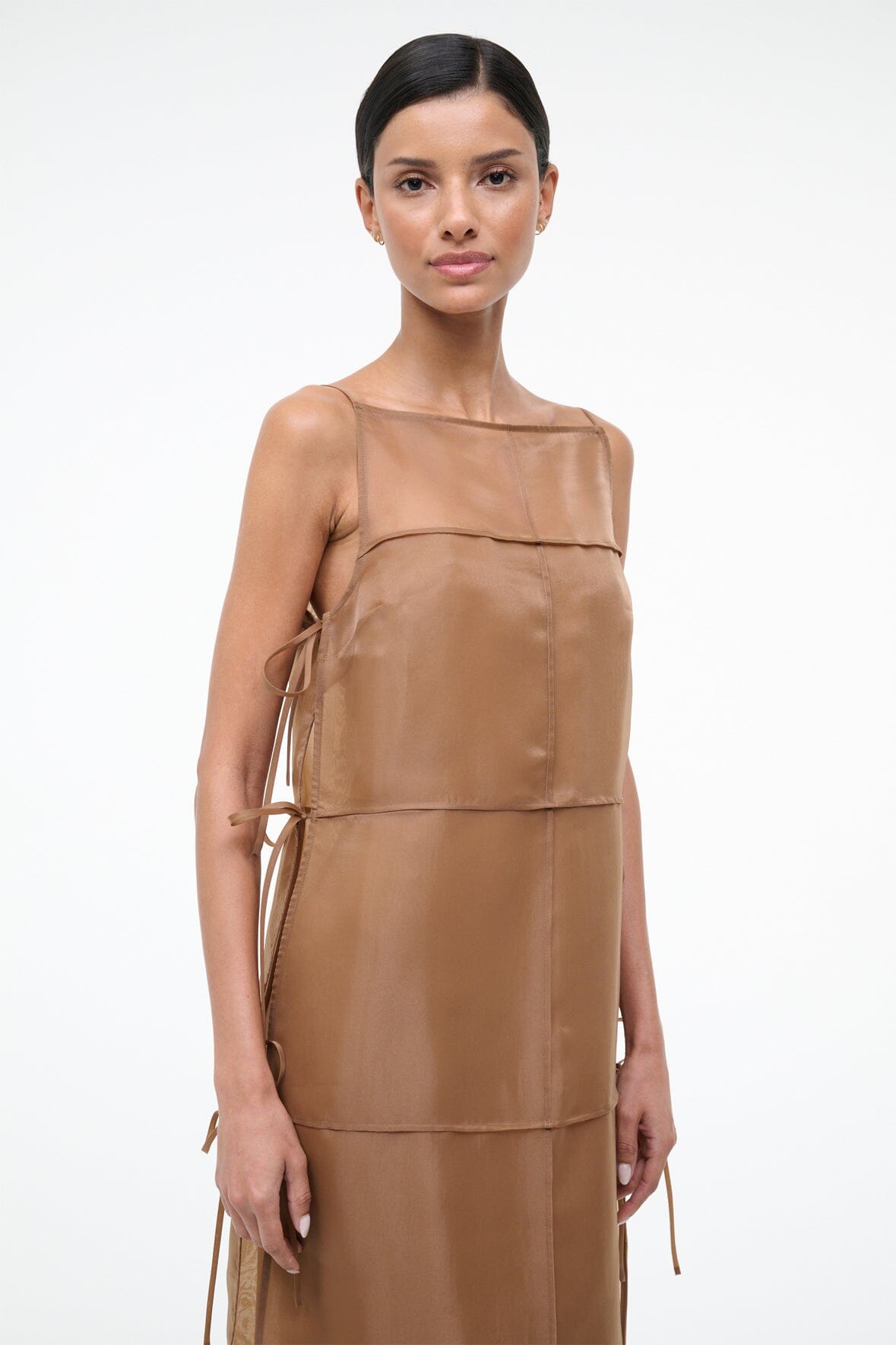 STAUD Sale Chandler Dress Walnut