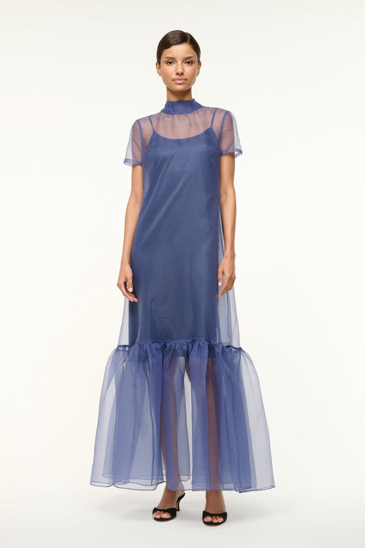 STAUD Clothing Calluna Dress Navy