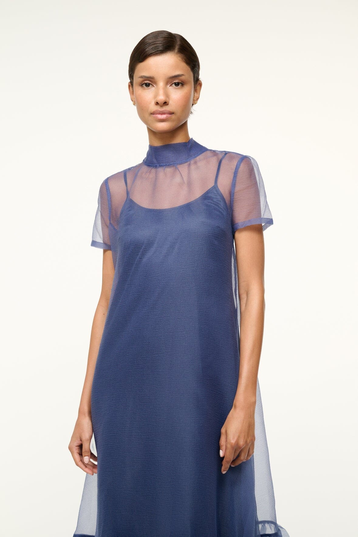 STAUD Clothing Calluna Dress Navy