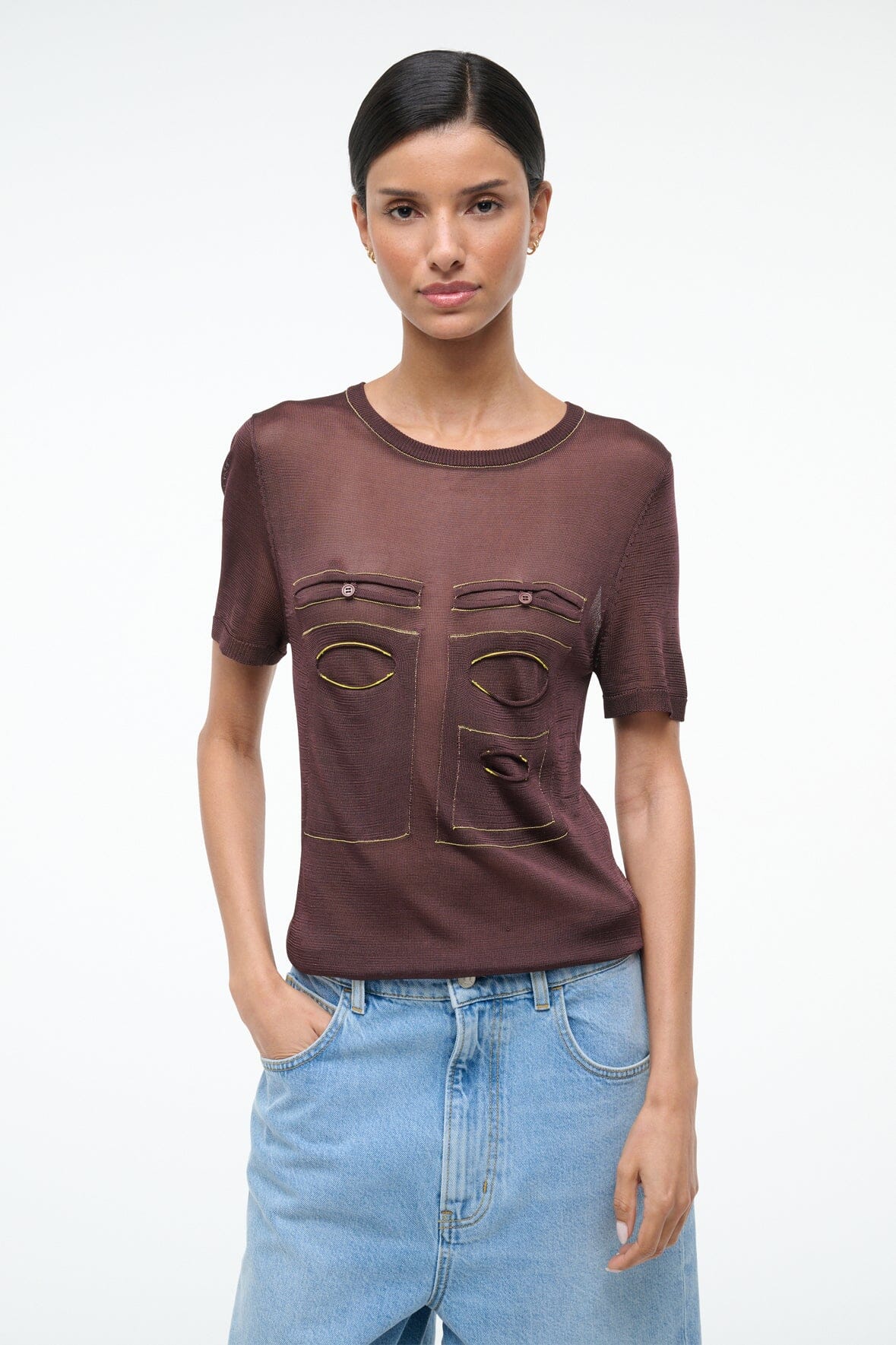 STAUD Sale Aster Top Earth